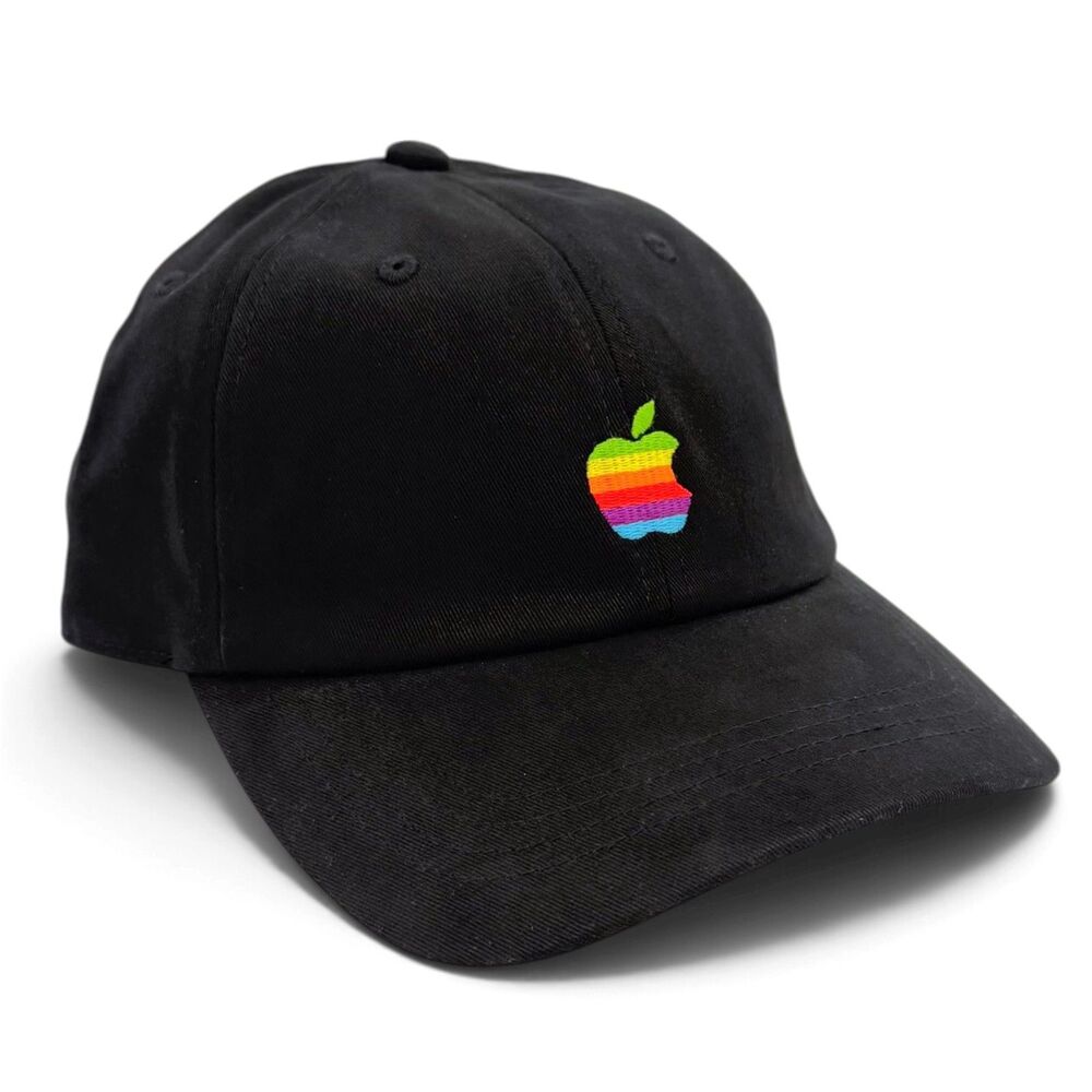 NEW Apple Park Exclusive Rainbow Logo Hat Cap HS2J2LL/A WWDC 2026 Black